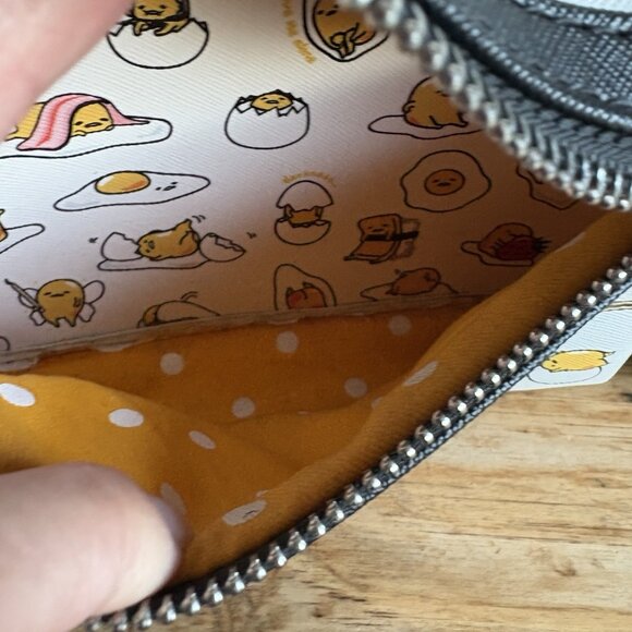 Loungefly Sanrio Gudetama Mini Backpack the Lazy Egg READ - Picture 7 of 13